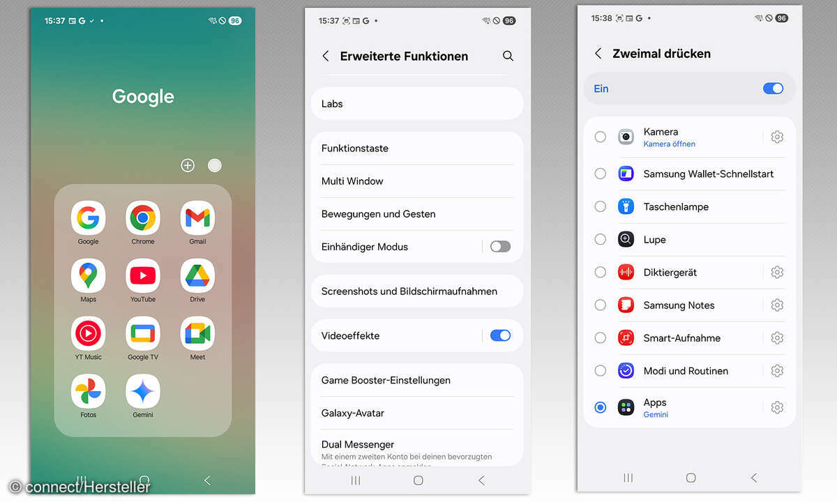 Samsung Galaxy A26 und A36 Test Screenshots Gemini A26