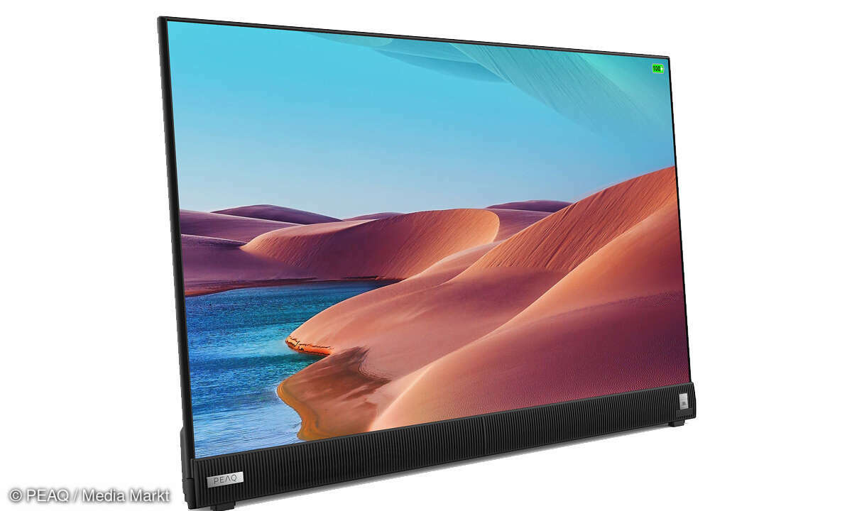Der PEAQ PTV 32GF-5025C-B ist ein portabler Fernseher für unterwegs.