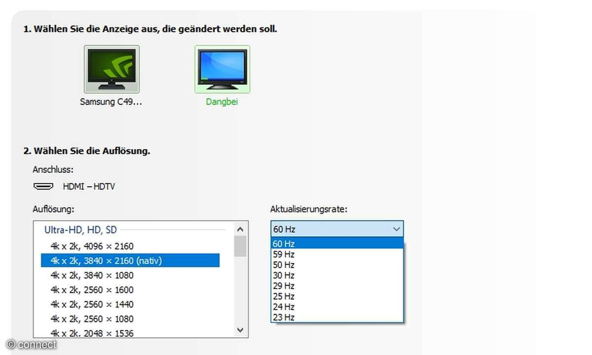 Die Erkennung am PC machte keine Probleme.