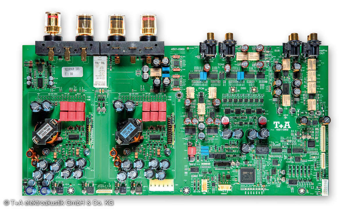 HiFi-Verstärker T+A Symphonia Detailansicht Analogplatine
