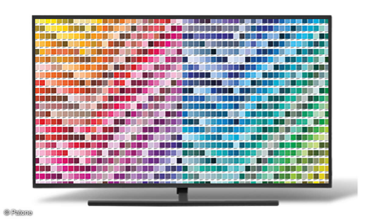 Hisense 65U8Q im Test: Patone Display Farbneutralität