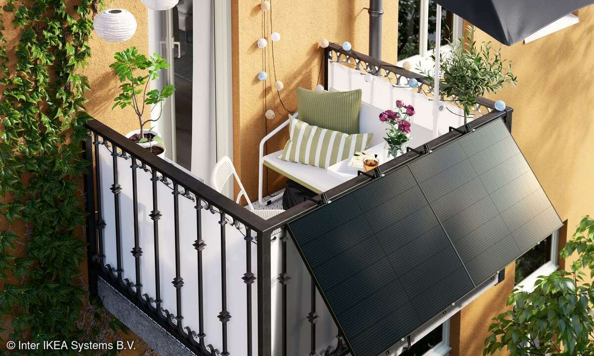 IKEA bringt Solarkraftwerke für Balkone