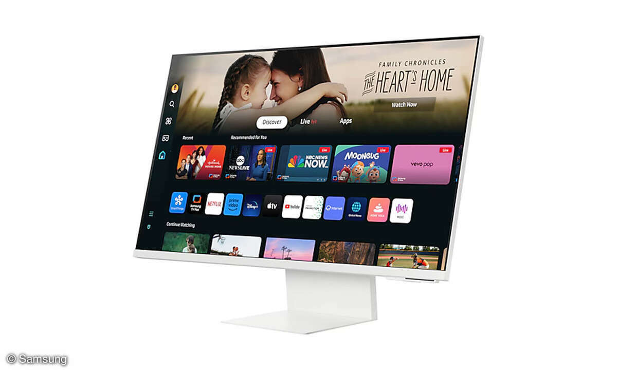 Mehr als 1.700 Euro (UVP) kostet der Smart-Monitor M9 von Samsung.