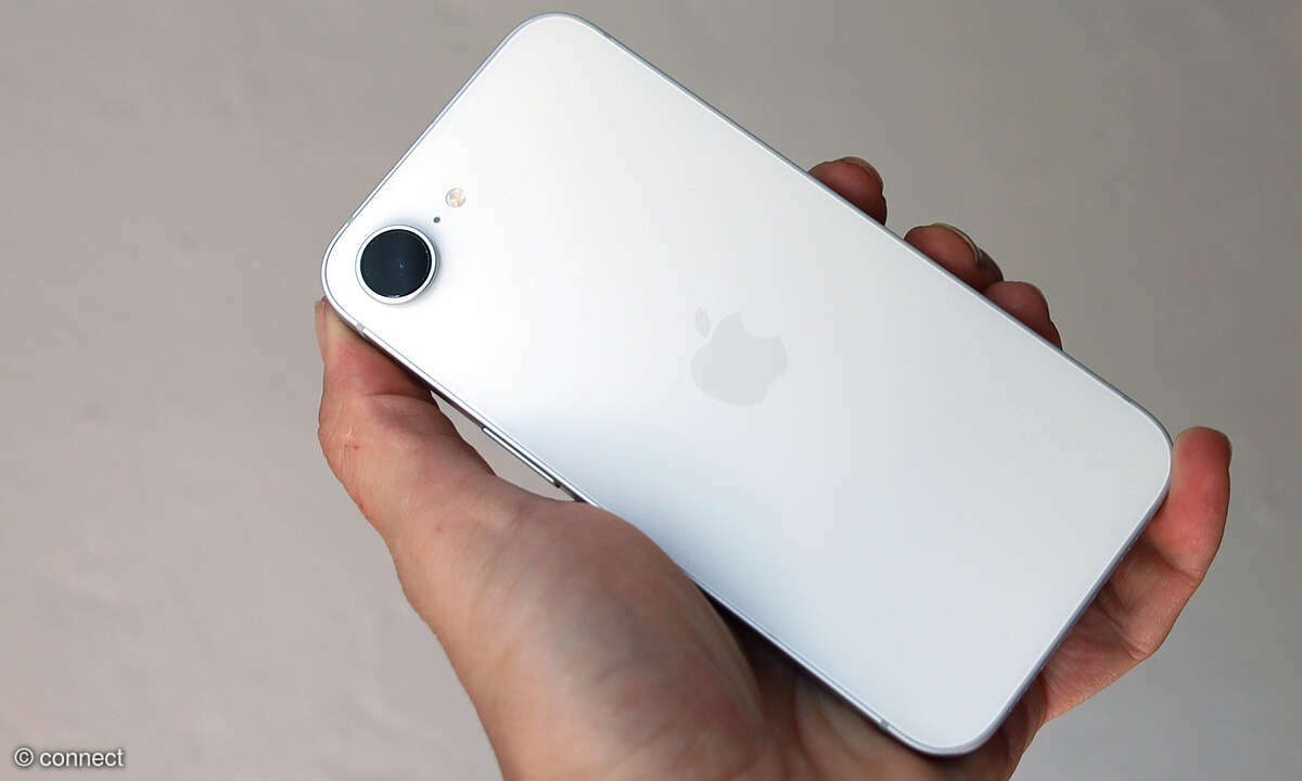 Apple iPhone 16e Test Rückseite