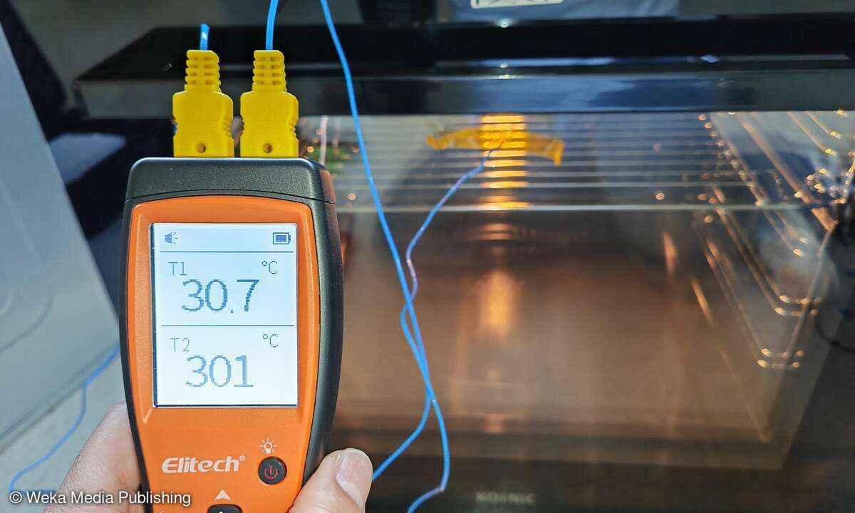 Temperaturmessung am KBO 341 B A