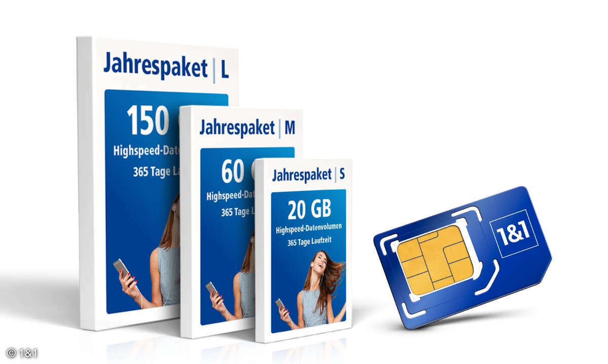 1&1 Prepaid-Jahrespaket