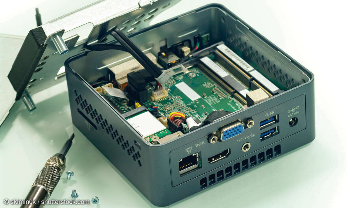 Mini-PC offen