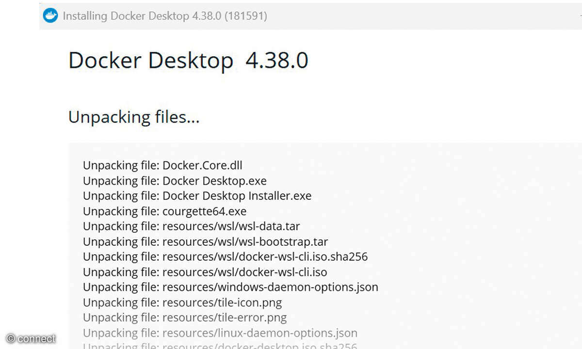 Homeserver Screenshot Docker installieren