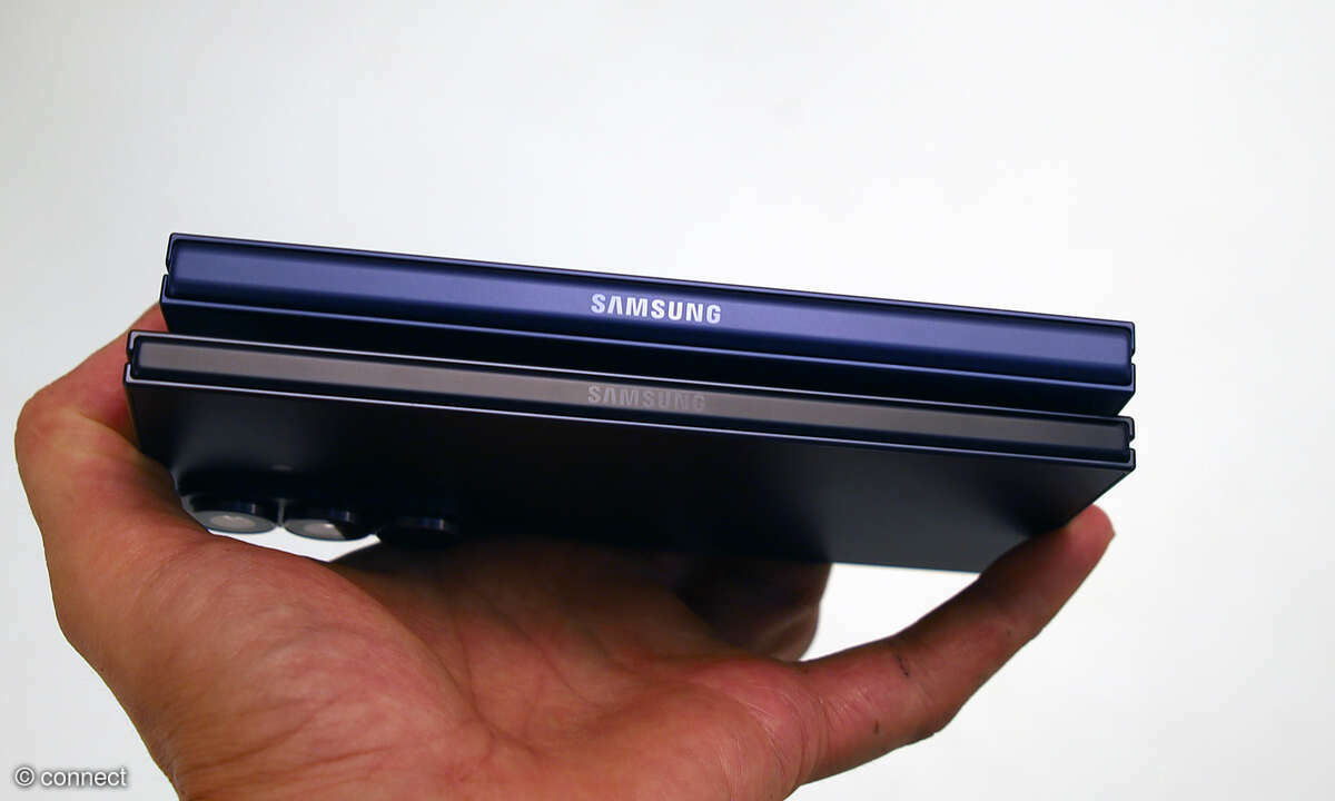 Samsung Galaxy Fold 7 Seite mit Blende Vergleich Fold 6