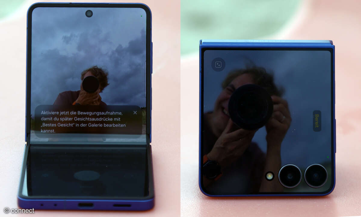 Samsung Galaxy Flip 7 Test Selfies