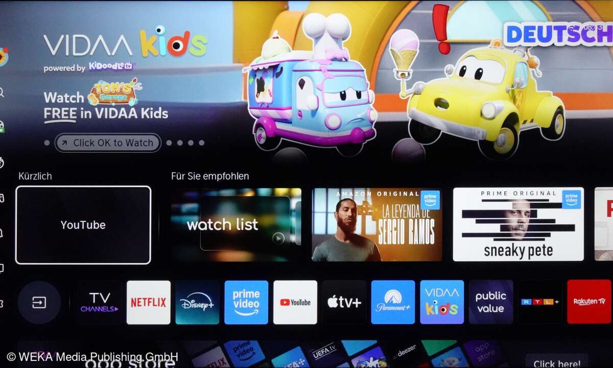 VIDAA kommt von Hisense und lernt immer mehr Video-on-Demand.