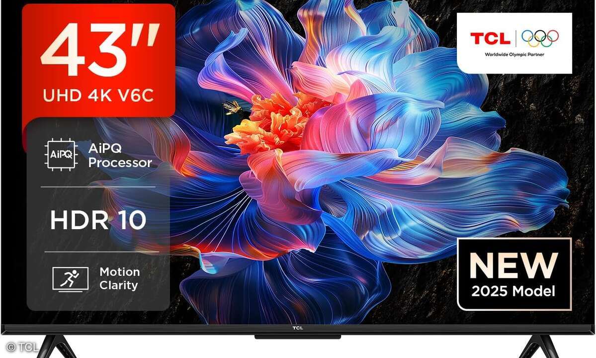 TCL setzt im 43V6C Google TV ein. 