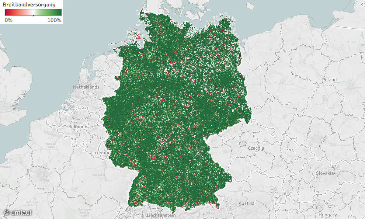 Mobilfunknetzabdeckung Telefónica