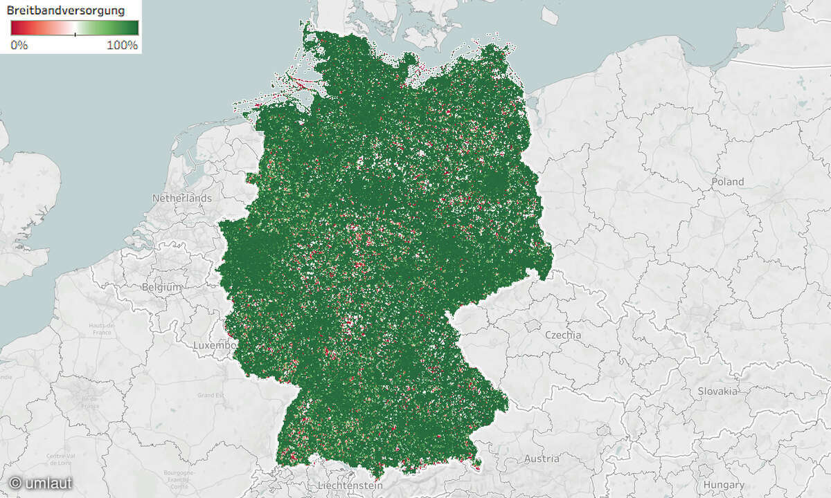 Mobilfunknetzabdeckung Vodafone