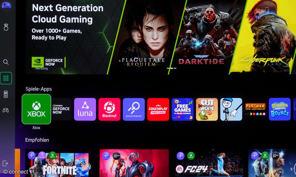 LG OLED77G58LW im Test: Screenshot Gaming