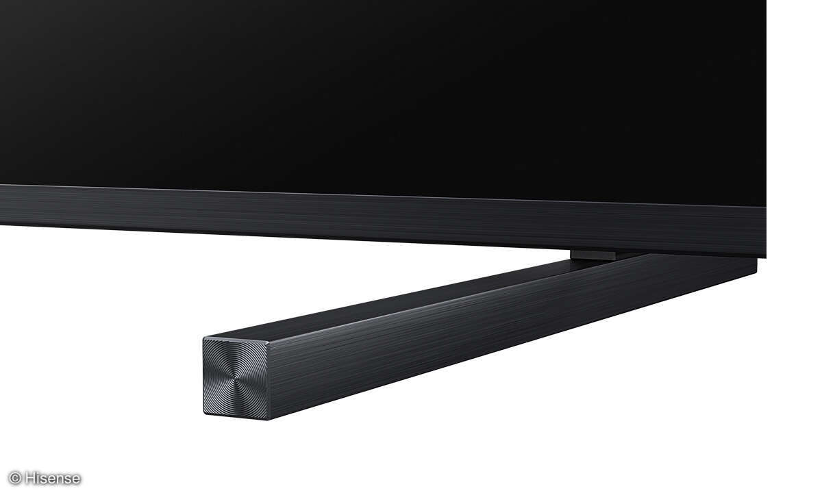 Hisense 100E7Q PRO im Test: Standfuss