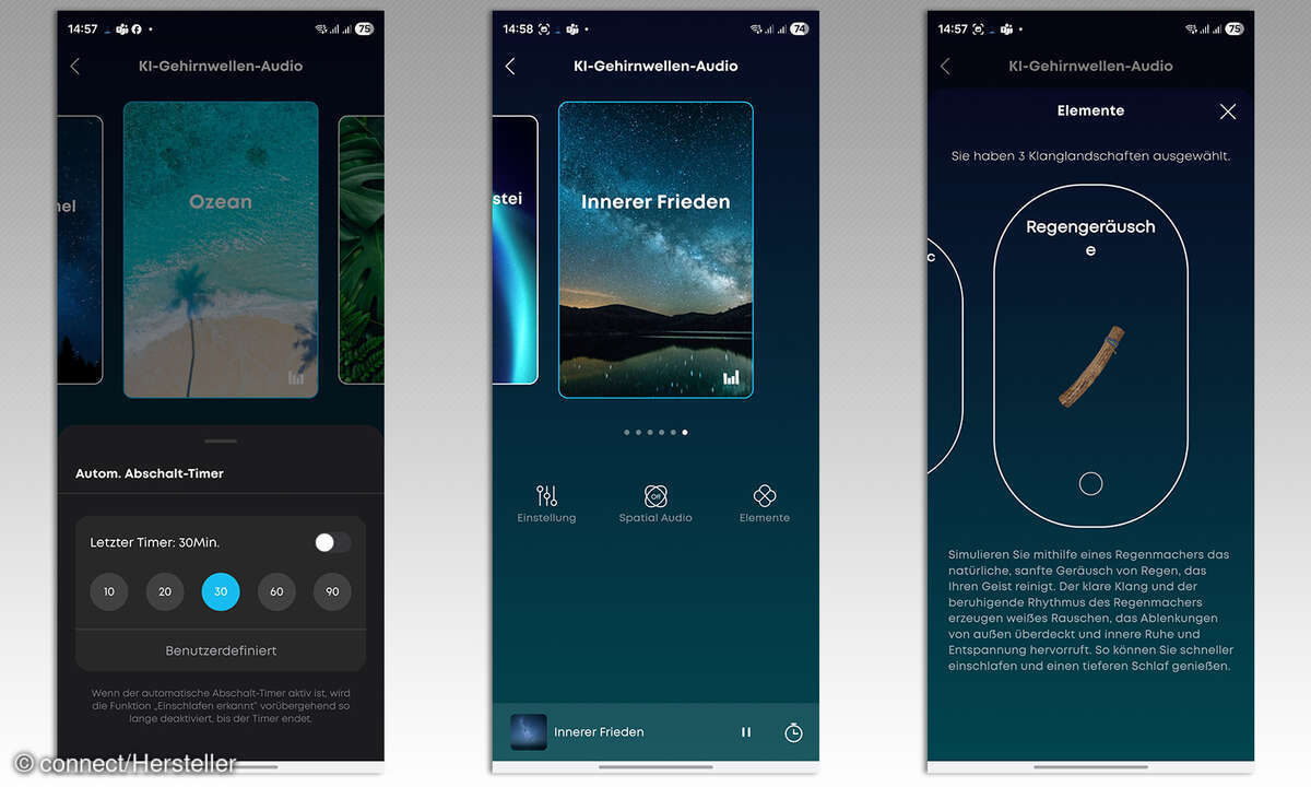 Anker Soundcore Sleep A30 Test Screenshots Einschlafmusik