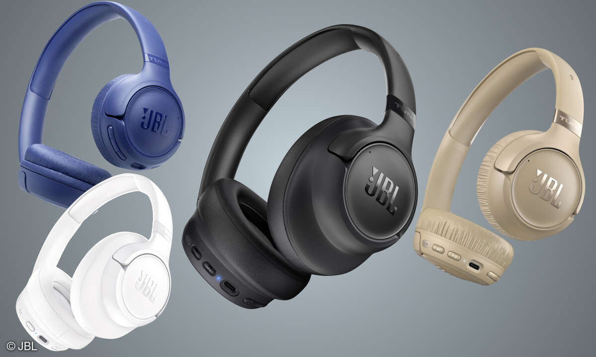 Die neue JBL Tune-Serie besteht aus vier Modellen, jeweils eine Over-Ear und eine On-Ear-Variante mit und ohne ANC.