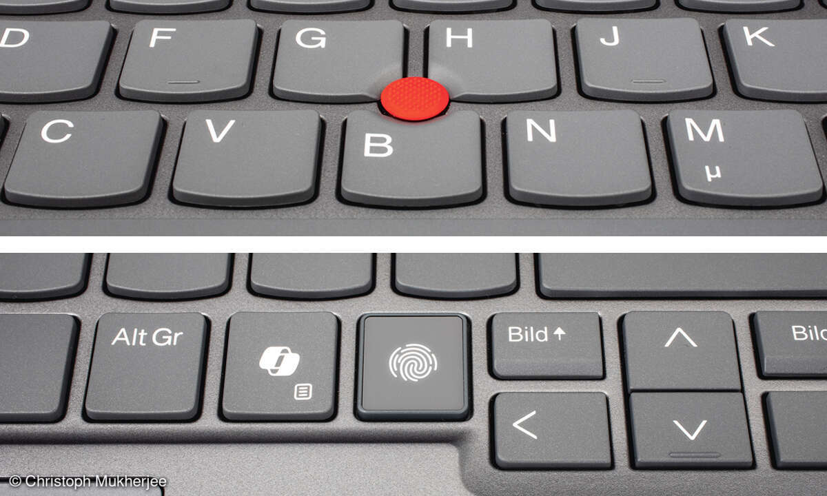 Lenovo ThinkPad X1 2-in-1 Gen 10 Aura Edition im Test: Trackpoint