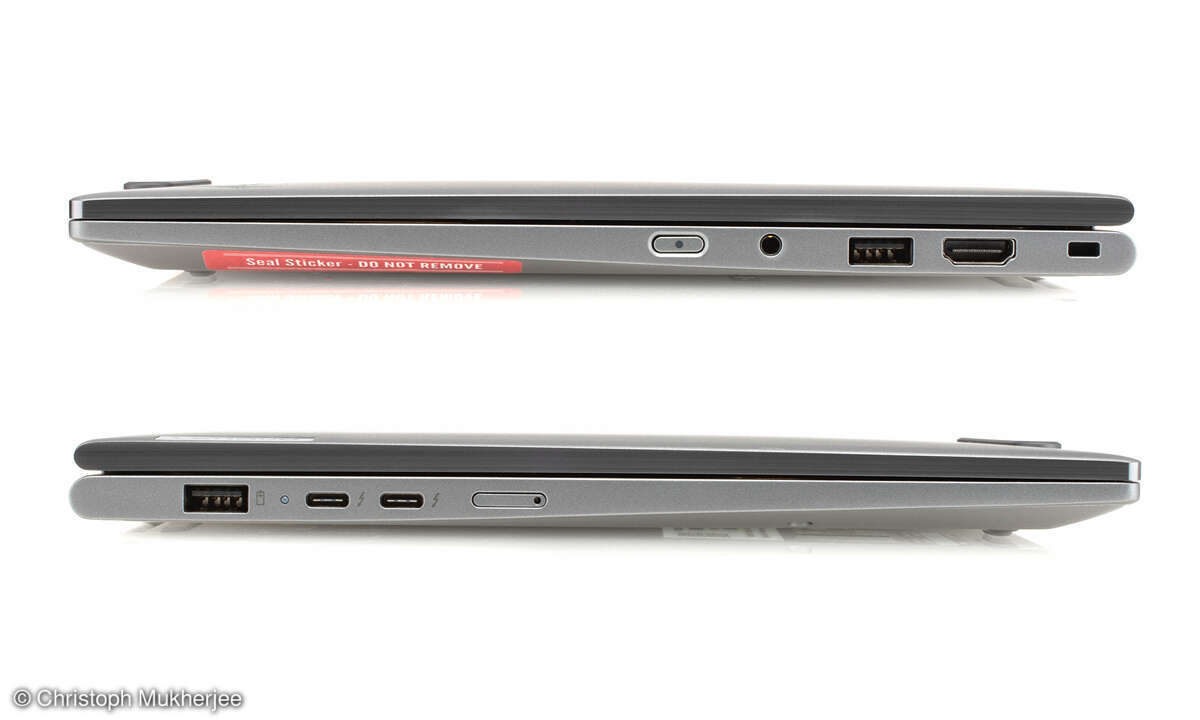 Lenovo ThinkPad X1 2-in-1 Gen 10 Aura Edition im Test: Ports