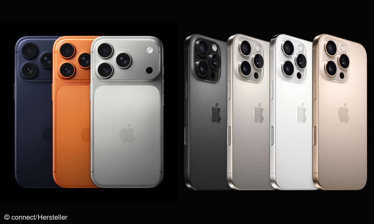 Apple iPhone 17 Pro versus 16 Pro Farben