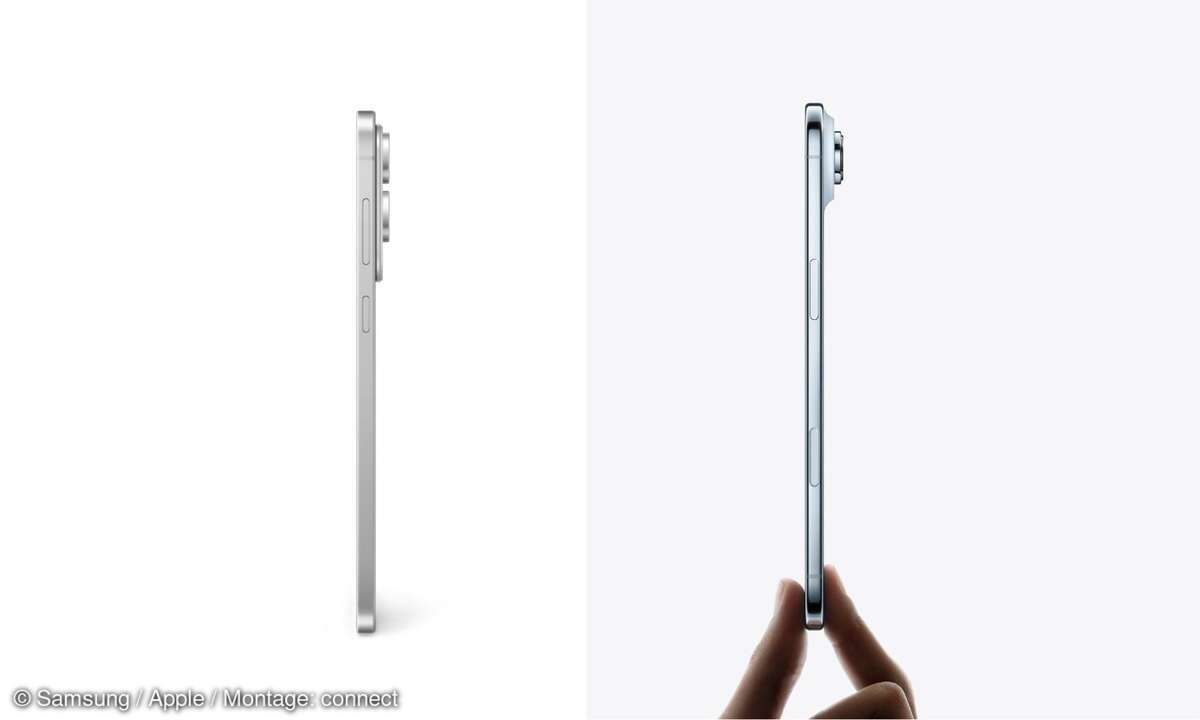 Formfaktor: Galaxy S25 Edge vs. iPhone Air