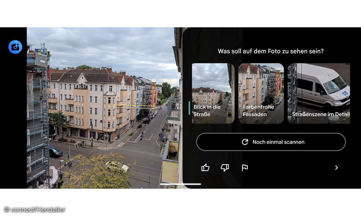 Google Pixel 10 Pro Test Screenshot Kamera Assistent