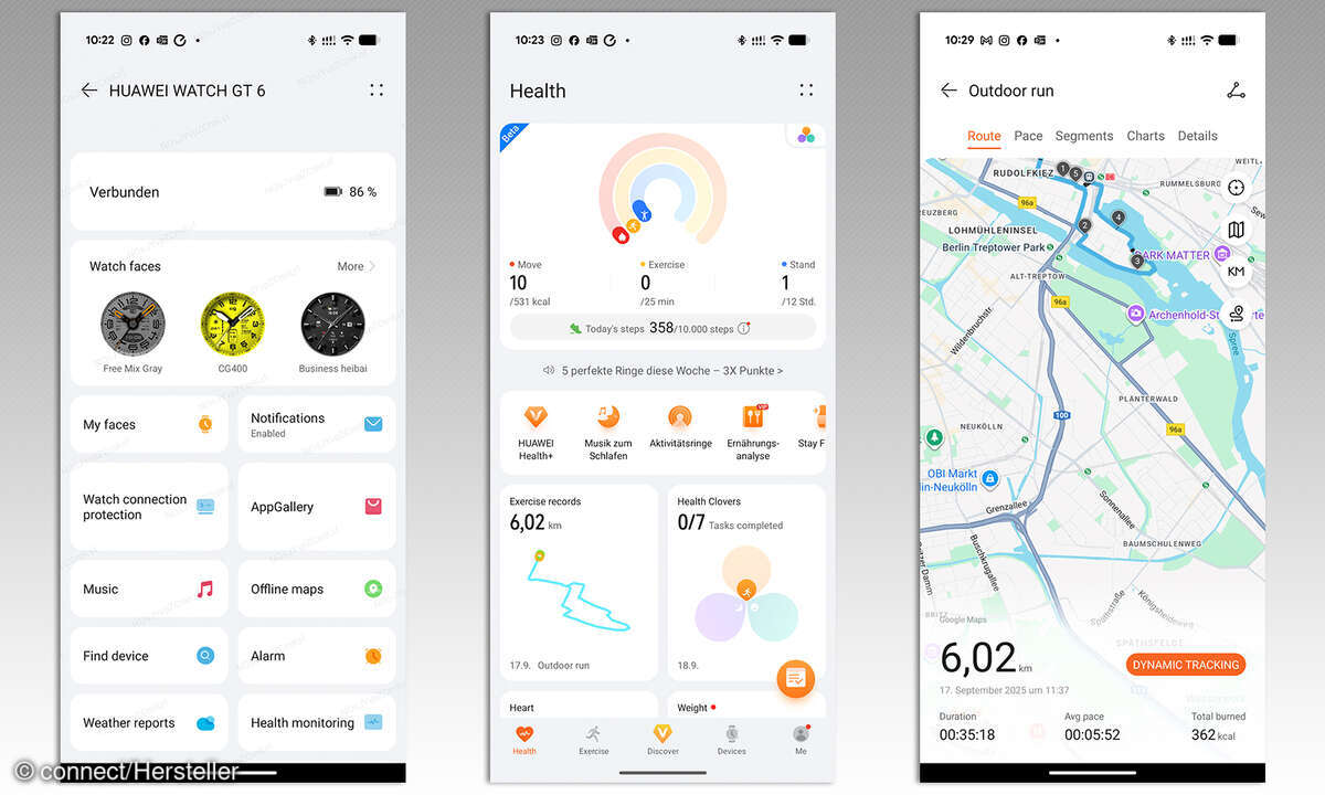 Huawei Watch GT 6 Test Screenshots