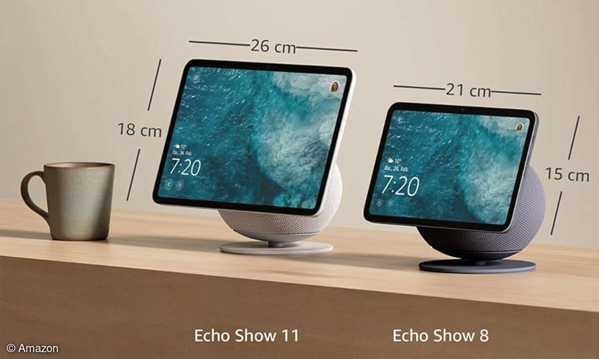 Die neuen Echo Show-Geräte.