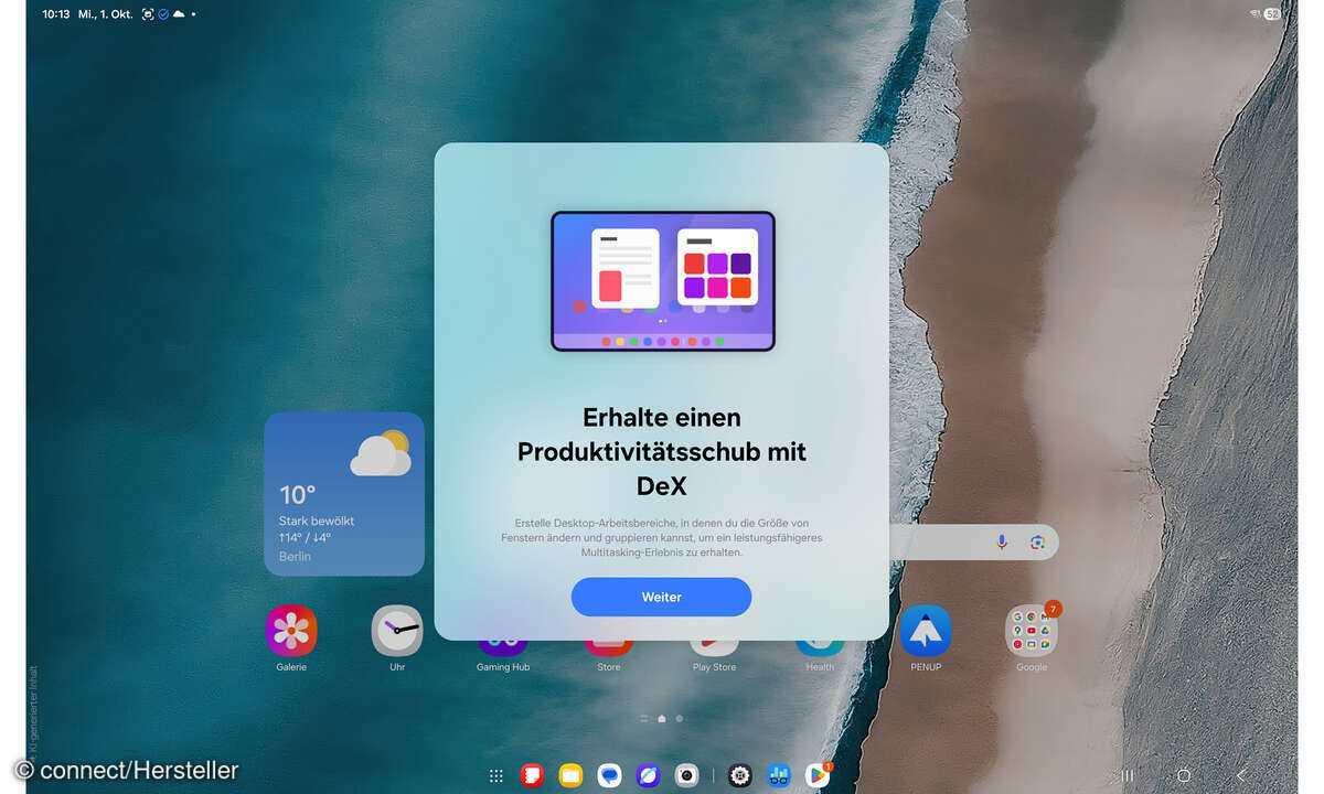 Samsung Galaxy Tab S11 Ultra Test Screenshots DeX