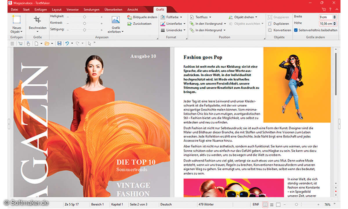 Europäische Alternativen zu US-Software- & Cloud-Anbietern: Screenshot FreeOffice