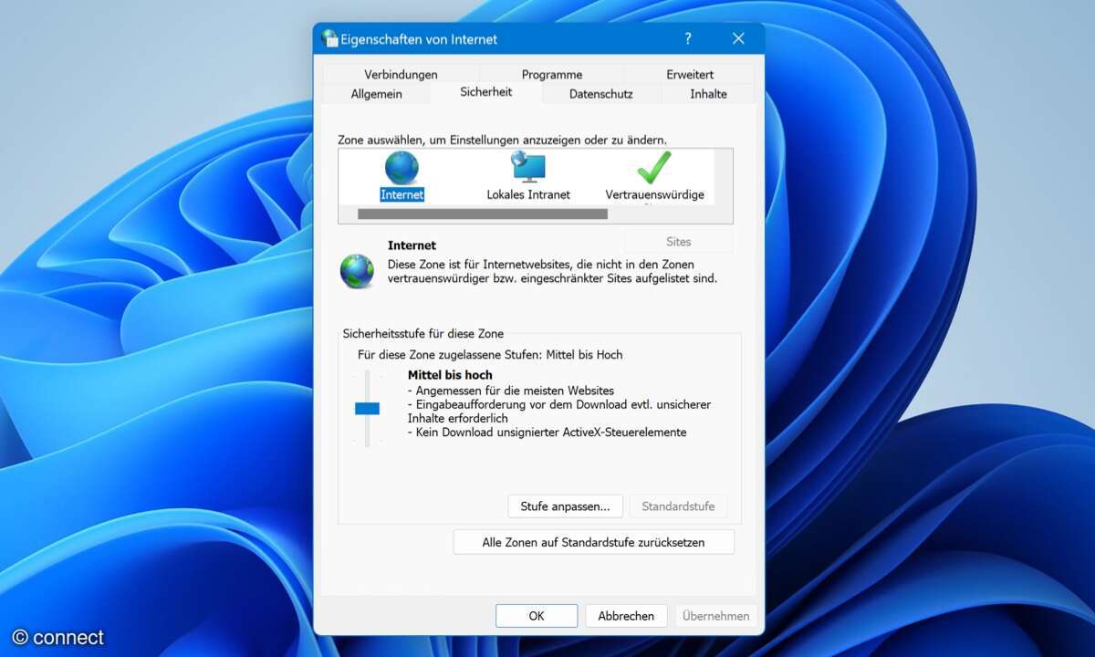 Wechseln Sie auf den Reiter 