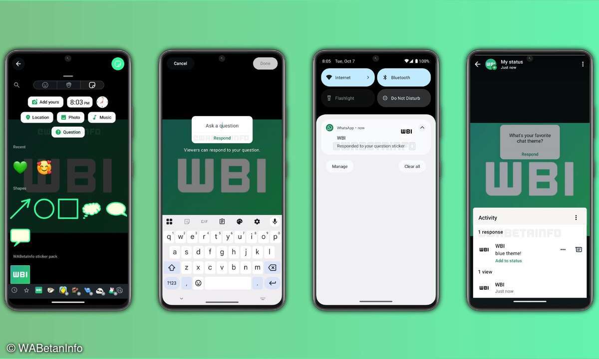 WhatsApp Status Fragebox