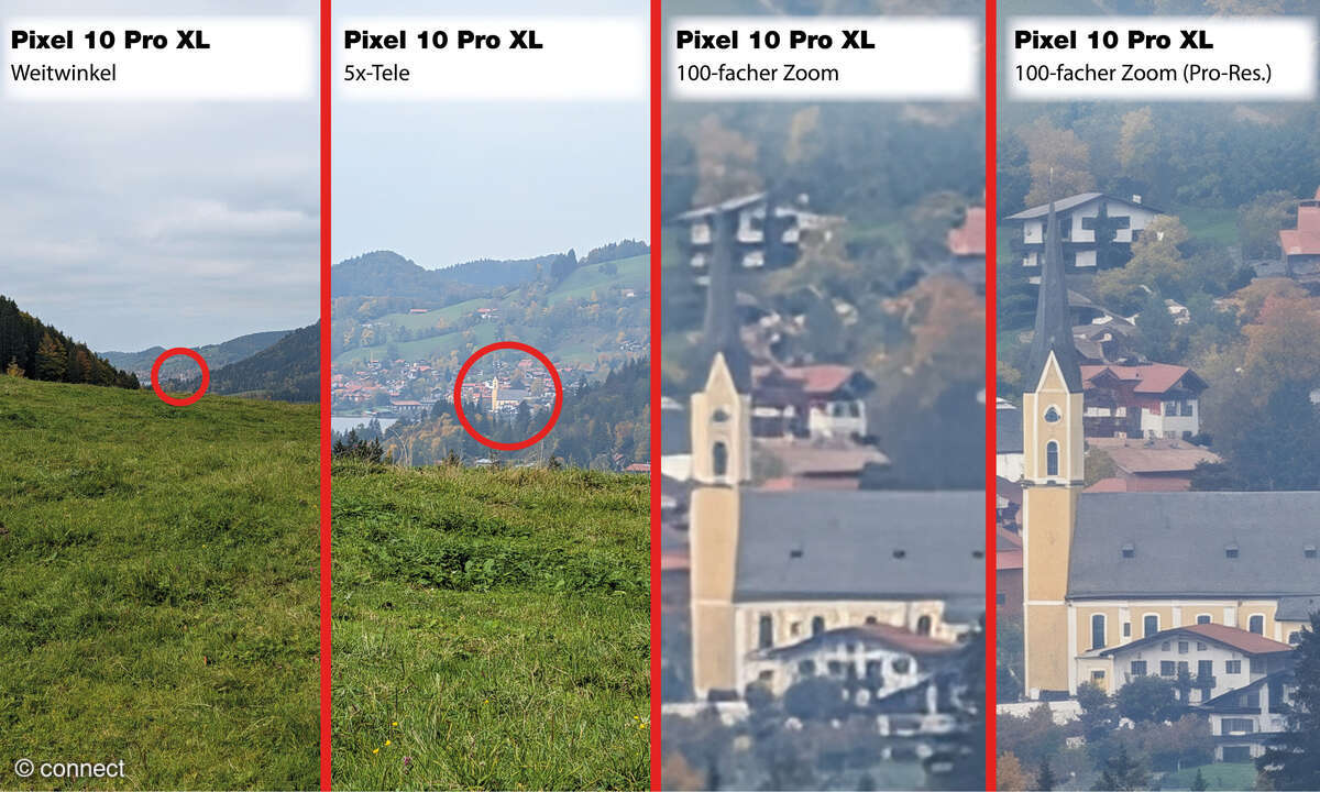 Google Pixel 10 Pro XL 100-facher Zoom
