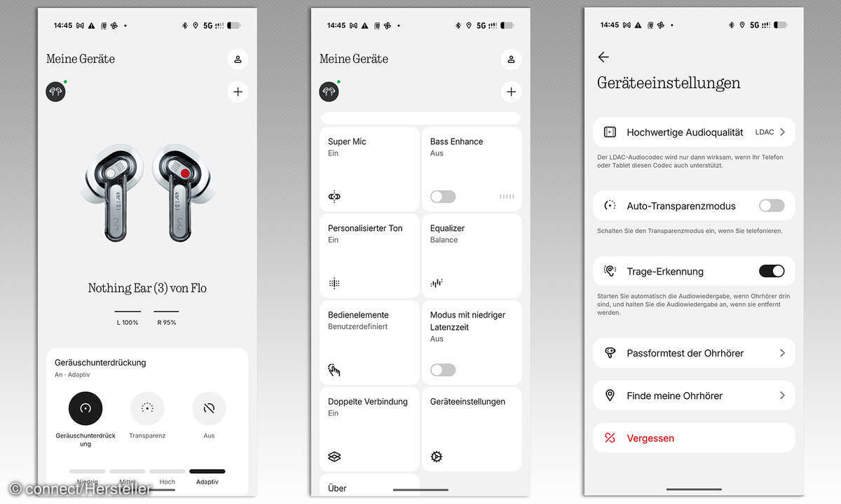 Nothing Ear 3 Test Screenshots App