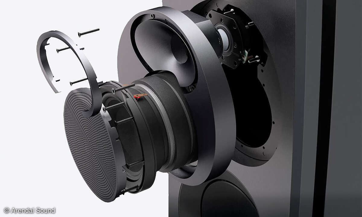 Standlautpsrecher Arendal 1528 Tower 8 Detailansicht: Hochtöner Explosionszeichnung