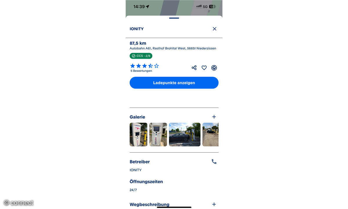 Ladenetztest 2025: Elektromobilitäts-Provider (EMP) im Test: Screenshot Maingau