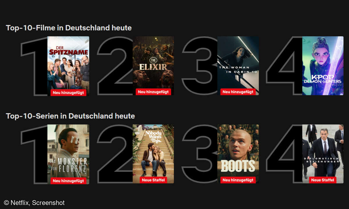 Netflix Top 10 vom 24-10-2025