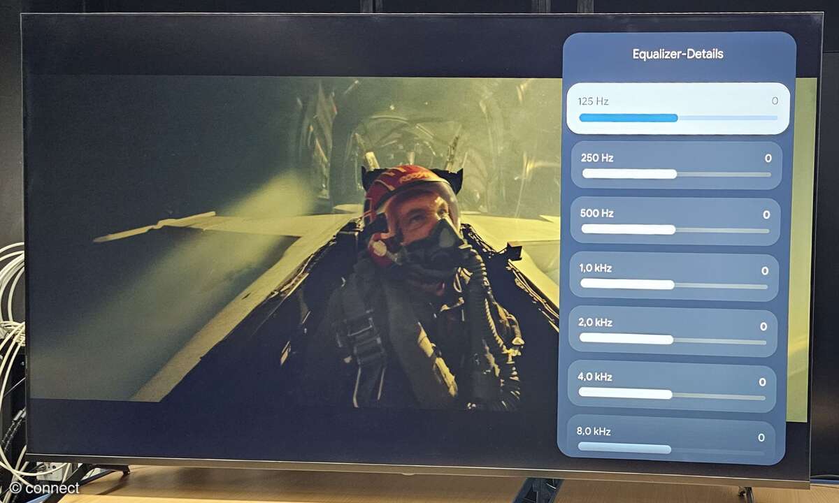 Die TV-Lautsprecher sind ... vorhanden. Beim schwachen Ton hilft aber auch der Equalizer nicht.