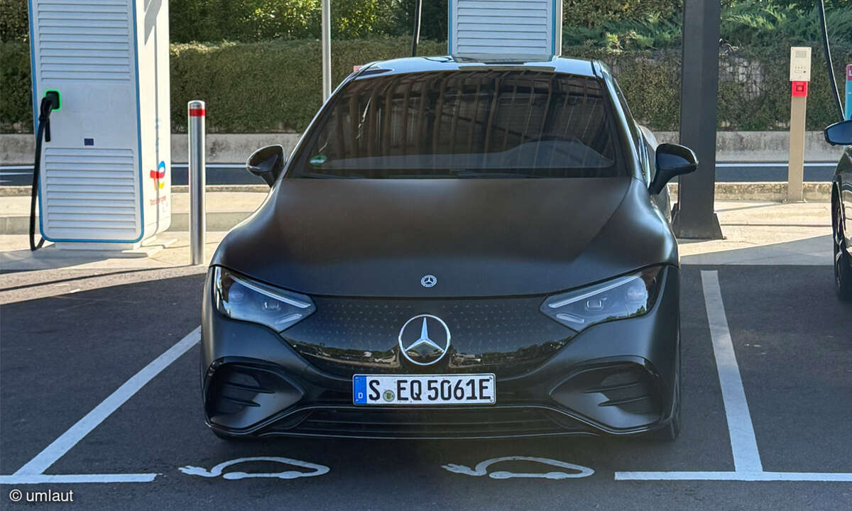 Testfahrzeug Mercedes EQE 500 4Matic: Die elektrische E-Klasse