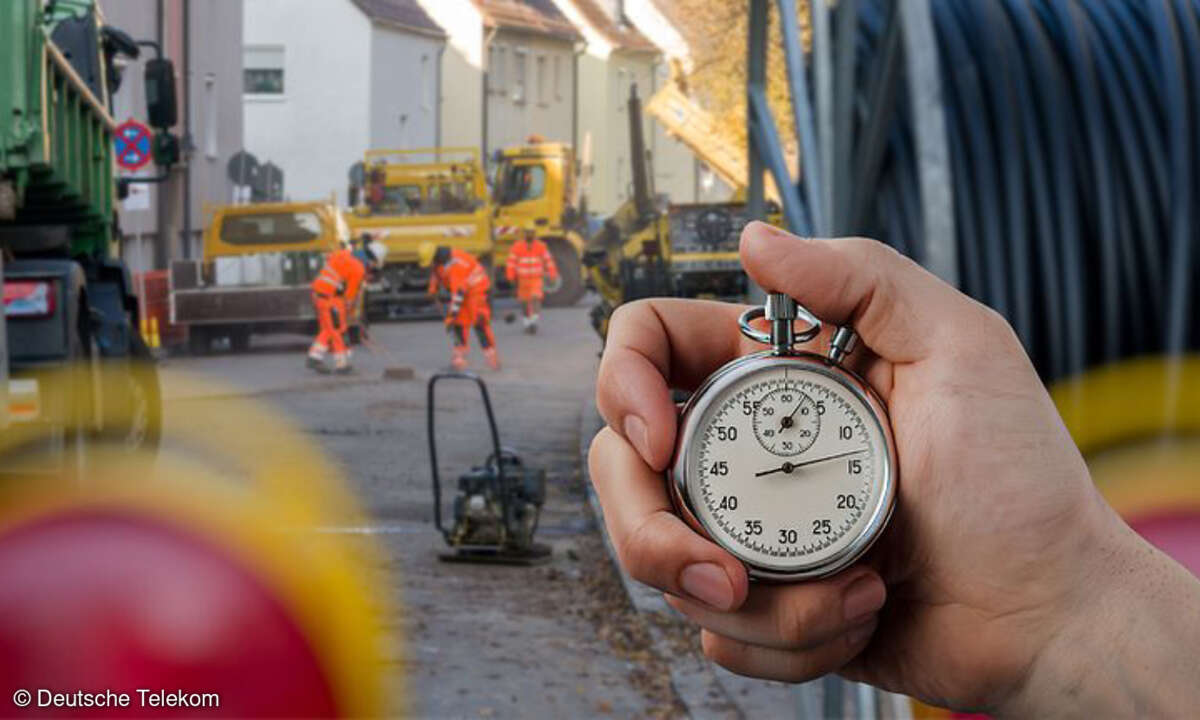 Telekom Glasfaserausbau