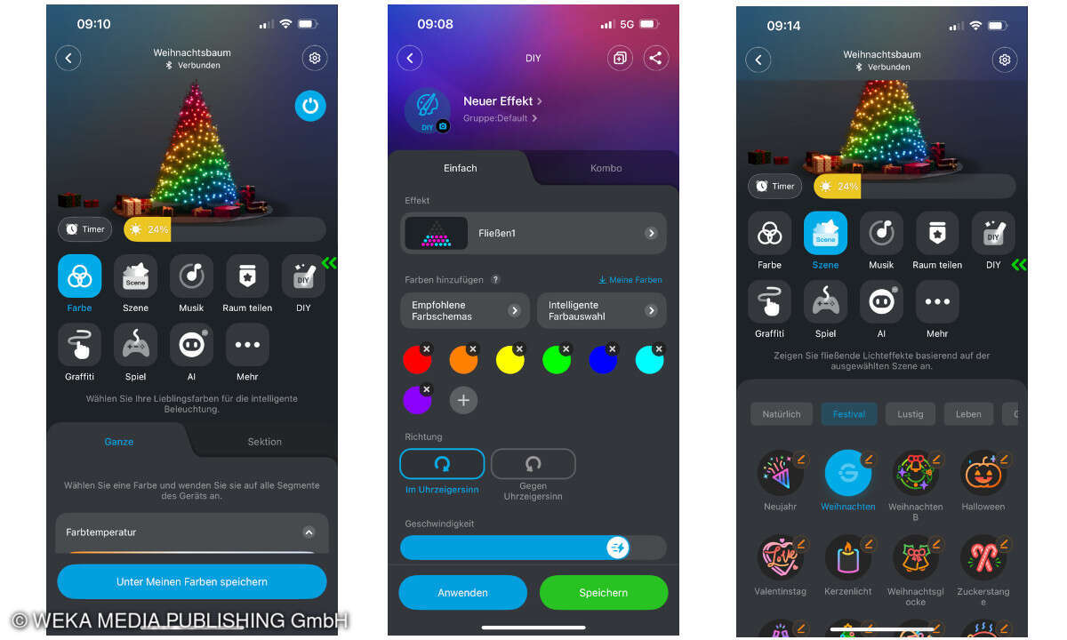 Govee App Weihnachtsbaum