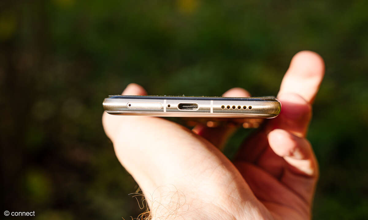 Bildvergleich Huawei Pura 80 Ultra USB-C-Port