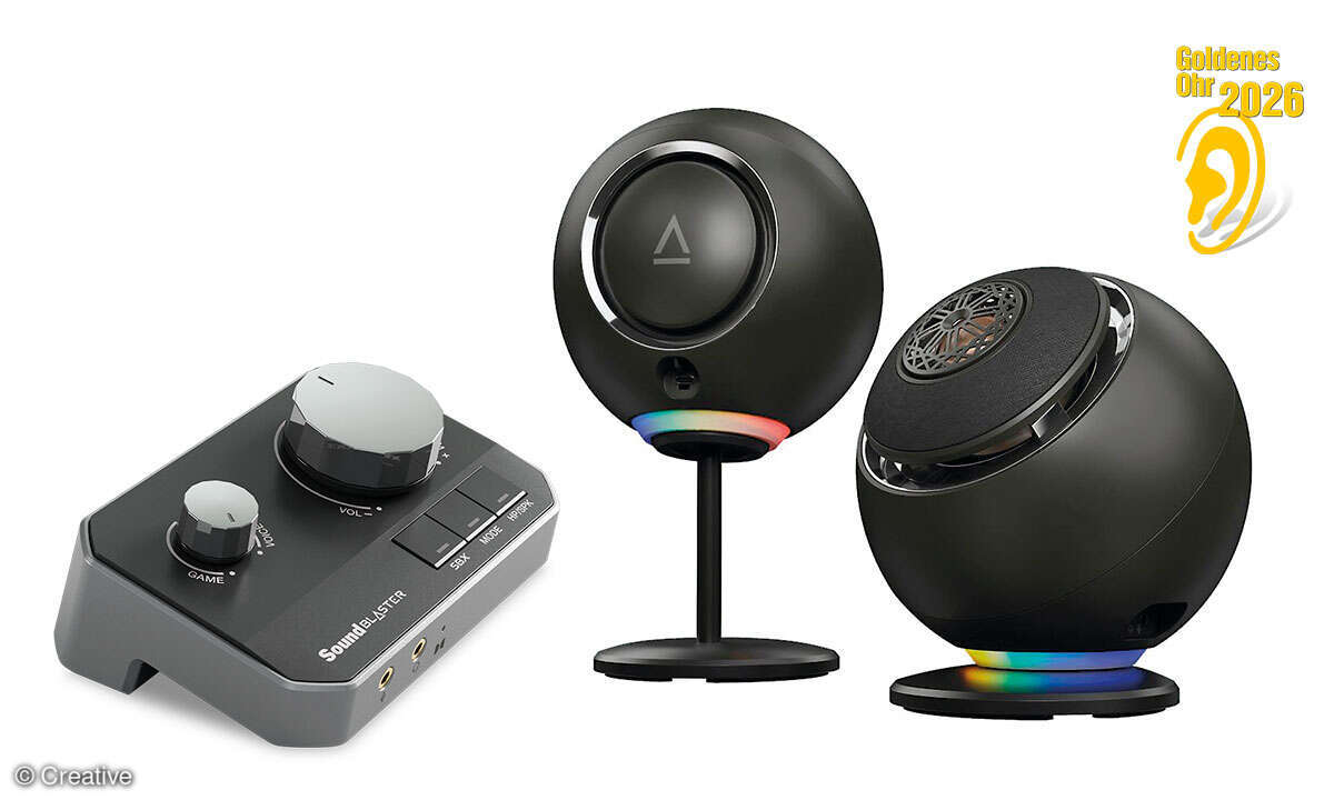 Edles Klang-Trio für Schreibtisch und Gaming: zwei Paar stylische Desktop-Boxen mit Award, ein smarter DAC mit Doppel-USB-C-Mix und eine kompakte Soundbar, die akustisch wie optisch groß aufspielt. Ein Paket, das viel Audiofreude verspricht.