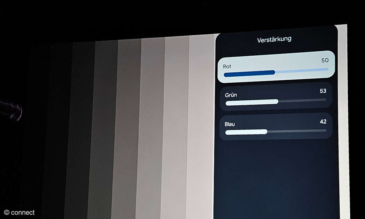 Wir finden die genaue Abstimmung der Grundfarben für einen einheitlichen Bildaufbau.