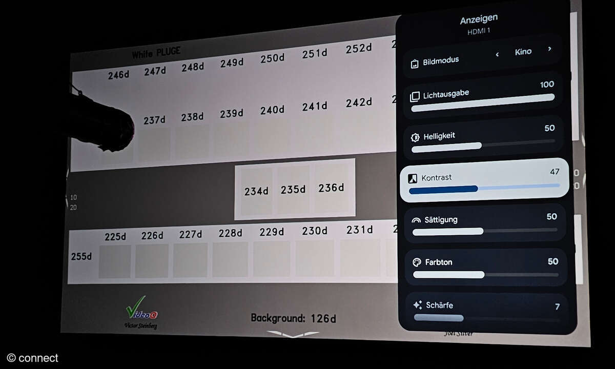 Konstante Kontrasteinstellungen und eine leichte Reduzierung bringen sehr viel und lassen wichtige Übergänge erkennen.