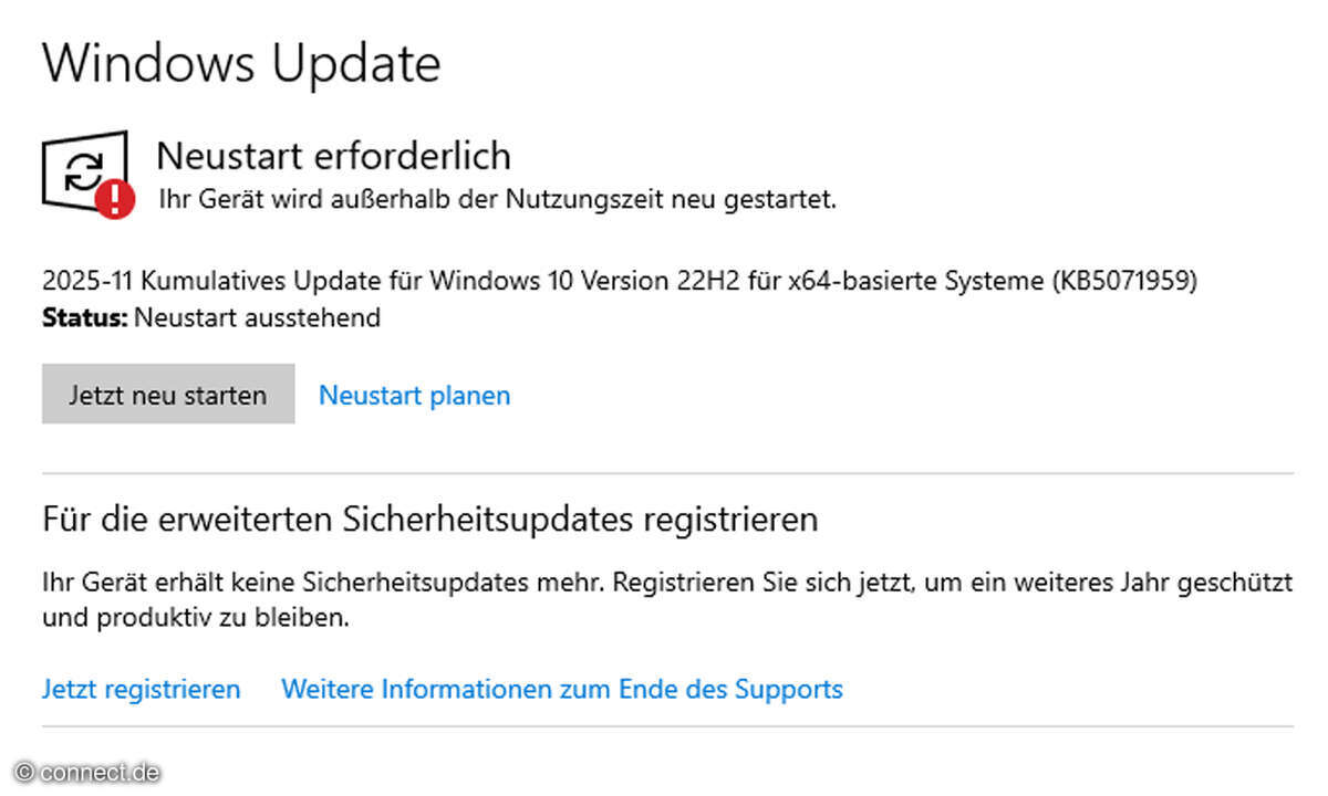 Mit den ESU-Updates stimmte doch etwas nicht.