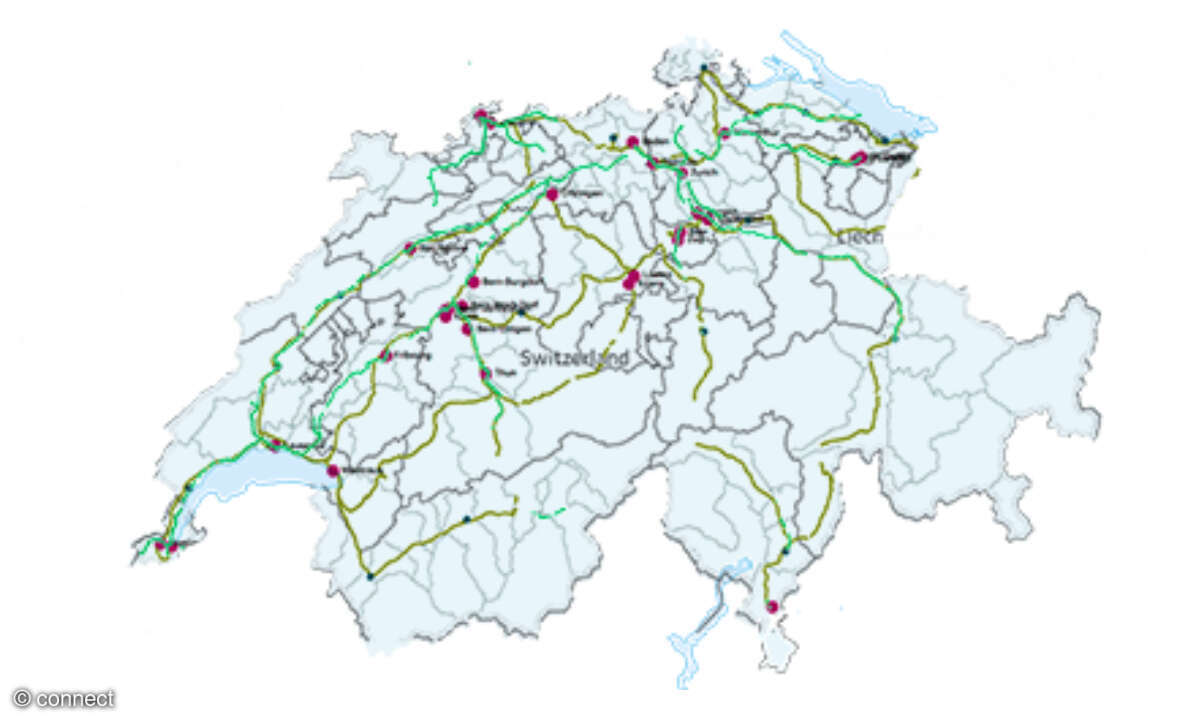 Mobilfunknetztest 2026: Testroute Schweiz