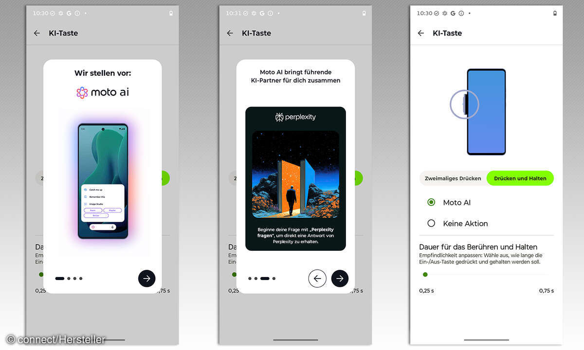 Motoroloa Edge 70 Test Screens Moto AI