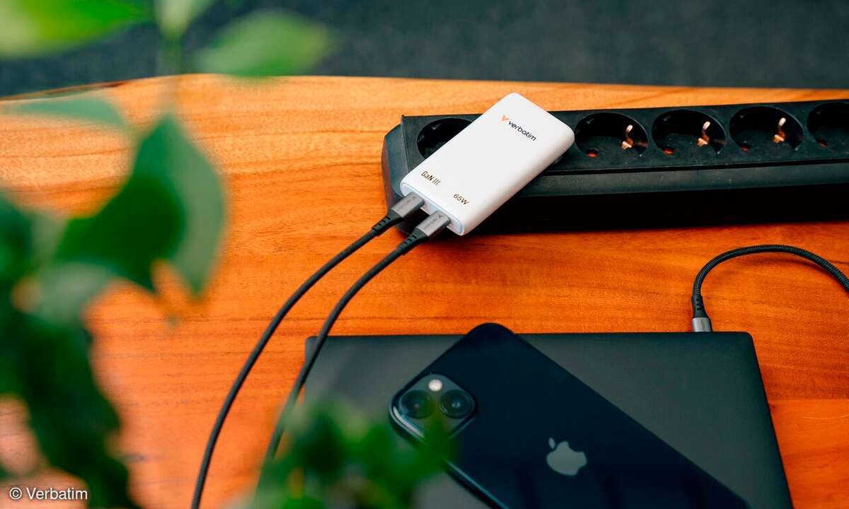 Verbatim Fold’n’Go im Test: Anschlüsse